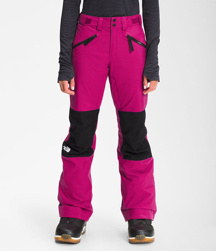 Pantalon Nieve The North Face Mujer Aboutaday Rosas/Negras - Peru 56014LBGD